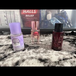 Lot of Victoria secrets travel size spray